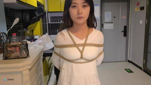 Chinese Girl In Long Dress In Bondage - txxx.com - China on v0d.com