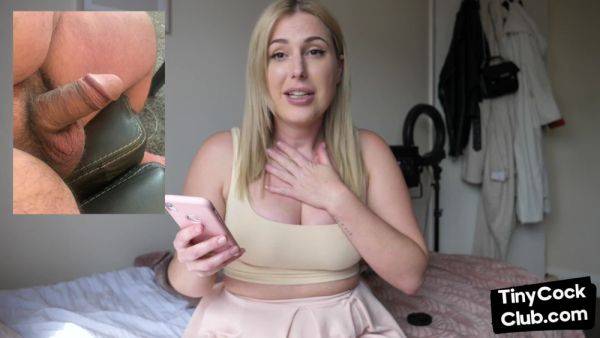 SPH solo amateur British babe talks dirty about small dicks - txxx.com - Britain on v0d.com