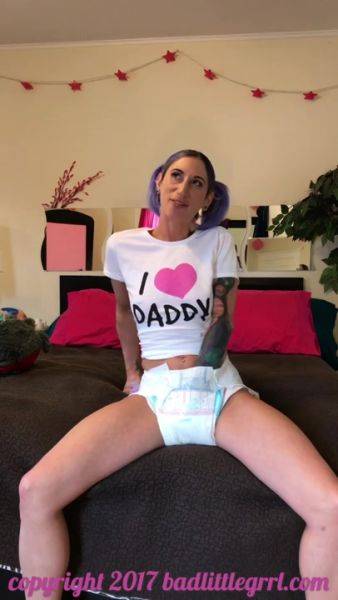 Badlittlegrrl - Abdl Badlittlegrrl - Put Back In Diapers - upornia.com on v0d.com