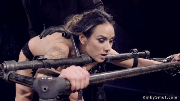 Full-breasted Clamped In - Dark Haired - upornia.com on v0d.com