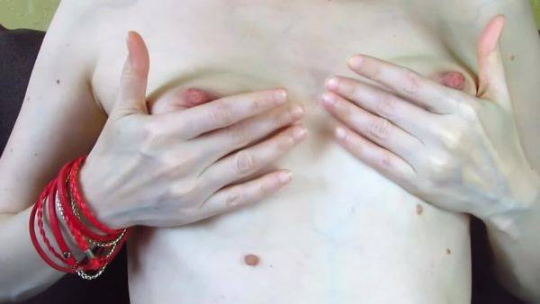 Pretty Woman Caresses Her Breasts - tubepornclassic.com on v0d.com