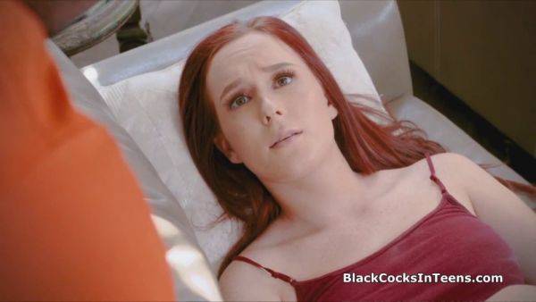 Redhead teen's first BBC: A hardcore interracial cure - sexu.com on v0d.com