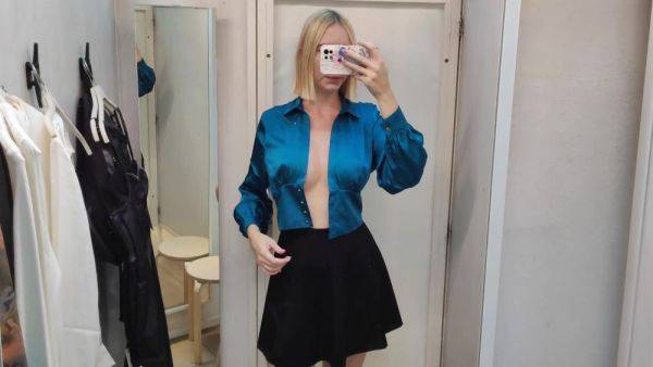 Try On Haul Transparent Clothes Completely See-through. At The Mall. See On Me In The - voyeurhit.com on v0d.com