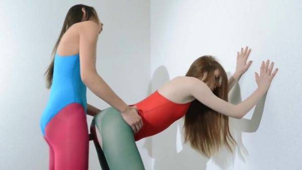Horny Lesbians Fucking With Strapon - hclips.com on v0d.com
