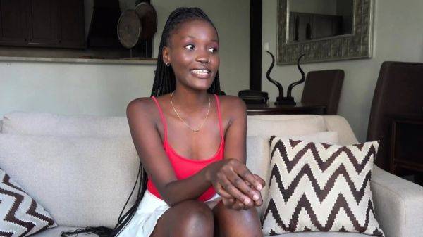 African girl at her first porn audition - drtuber.com on v0d.com