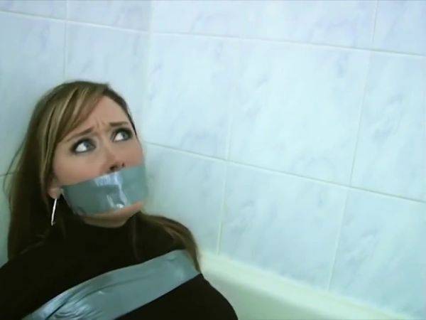 Tape Tied And Gagged - Christina Carter - hotmovs.com on v0d.com