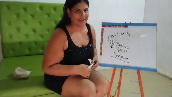 Sexy Chubby Latina Talking Dirty Joi My First Video: I Give Instructions To Men On How To Masturbate Women And How To Squirt - hclips.com - Usa on v0d.com
