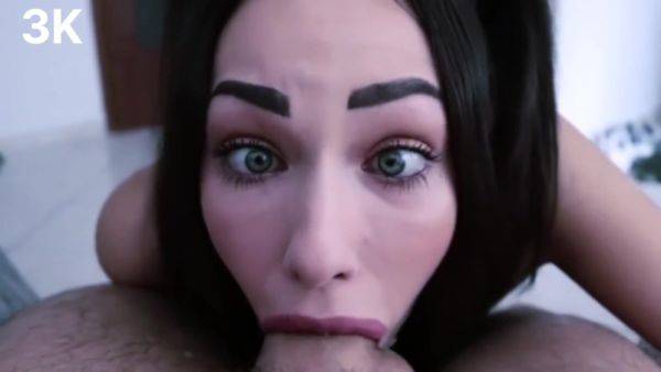 Shaved Big Blowjob Sucking Cock - videomanysex.com on v0d.com