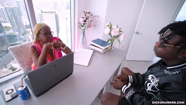 King Treyy - Busty Gilf Teacher Personally Tutors Hu - videomanysex.com on v0d.com