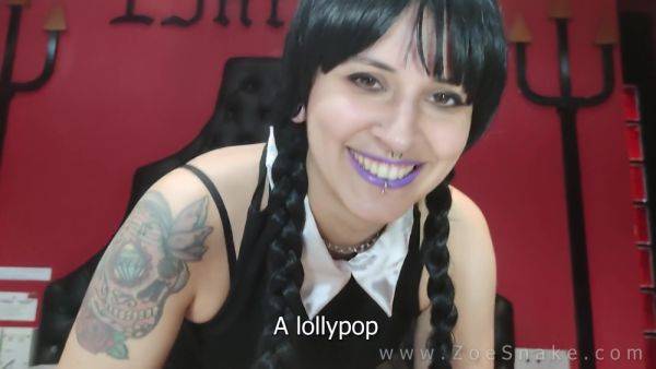 Halloween Creampie! Big Ass Latina As Wednesday - Wednesday Addams - hclips.com on v0d.com