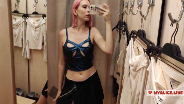 Try On Haul Transparent Clothes Completely See-through. At The Mall. See On Me In The - voyeurhit.com on v0d.com