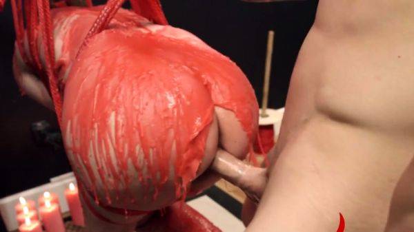 Hot wax and anal for babe - drtuber.com on v0d.com