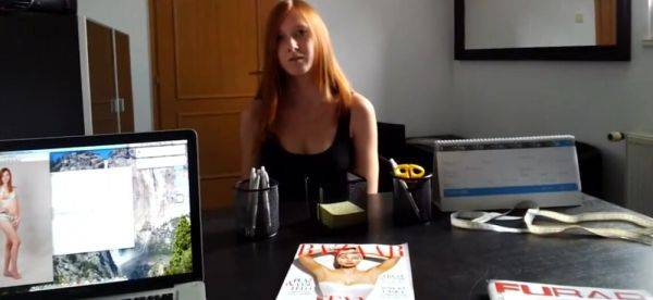Sex In The Office With Amateur Redhead Linda - Linda Sweet - inxxx.com on v0d.com
