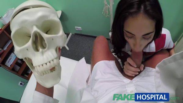 Teen Nurse Jerking Doctors Dick With The Balls In H - upornia.com - Czech Republic on v0d.com