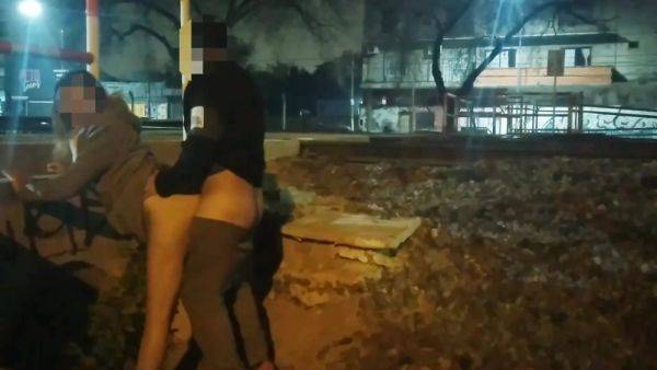 Girl Flashing Naked In The Street Fucking In Public Voyeurs And Caught By The Police - hclips.com on v0d.com