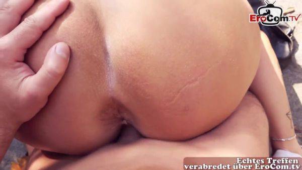 Real public online pickup date with german big tits milf POV - hotmovs.com on v0d.com