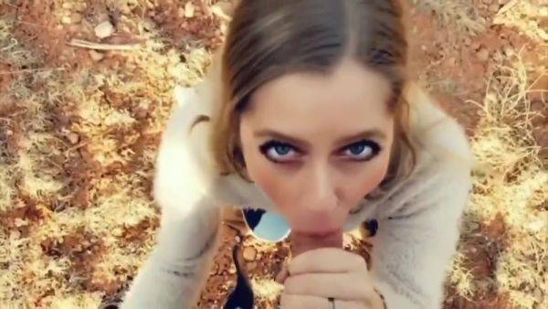 Great Blowjob In A Backyard - hclips.com on v0d.com
