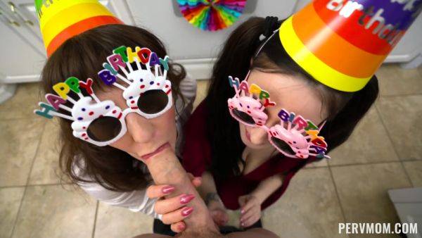 Stepdaughter's B-Day party turned into POV Threesome - anysex.com on v0d.com