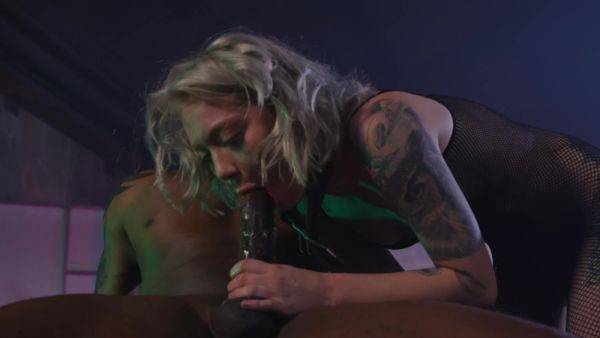 Strong hardcore with a black bull grants this submissive whore the best facial - xbabe.com on v0d.com