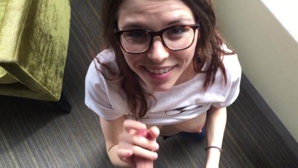 Stuffing My Mouth With Boyfriends Cock - hclips.com on v0d.com