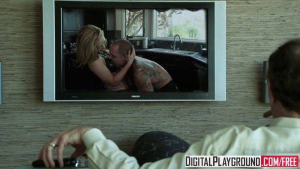 Kayden Kross gets her big tits and ass drilled hard by Nacho Vidal in the kitchen - sexu.com on v0d.com