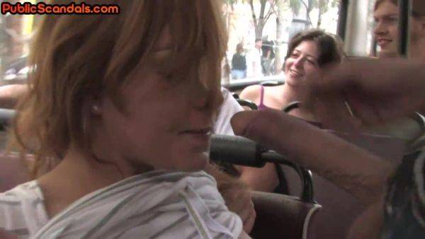 Public bitch drilled in bus b4 she gets fucked outdoor - txxx.com on v0d.com