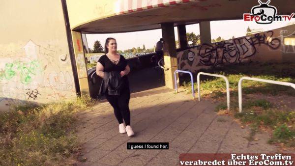 German chubby bbw teen picked up in public and fucked on street - txxx.com on v0d.com