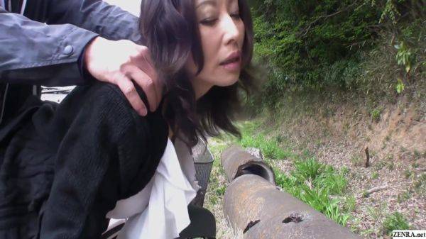 Mature Japanese Outdoor Bottomless Bicycle Riding And Sex 5 Min With Asian Milf And Blue Sky - upornia.com on v0d.com