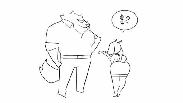 Sugar Daddy Wolf And Bimbo Deer - drtuber.com on v0d.com