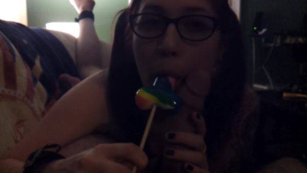 Lollipop Blowjob - hclips.com on v0d.com