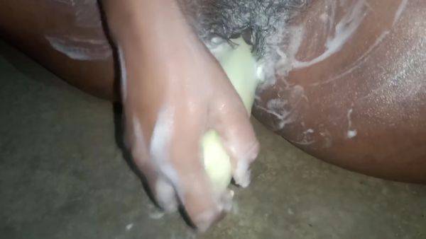 Neetu Bhabhi Fucking Itself With Cucumber. During Bath - desi-porntube.com - India on v0d.com