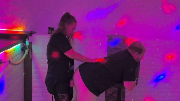Pegging Doggy With A Huge Dildo At The Party - hclips.com - Germany on v0d.com