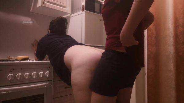 Doggy Style In The Kitchen Fingering Orgasm Lesbian - hclips.com on v0d.com