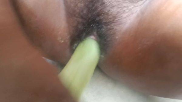 Whole Cucumber In My Dark Pussy . Taking A Huge Cucumber In My Pussy . Fucking With Cucumber . Painful Sex Video - desi-porntube.com - India on v0d.com