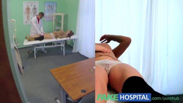 Mona Lee, the gorgeous Czech babe, takes a deepthroat and a creampie from fakehospital doctor - sexu.com - Czech Republic on v0d.com