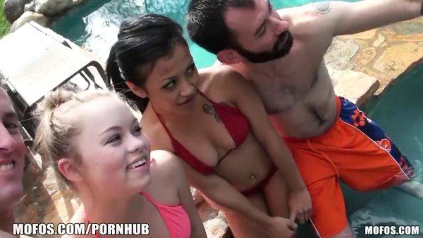 Madison Chandler's bikini-clad friends get frisky in a steamy threesome - sexu.com on v0d.com