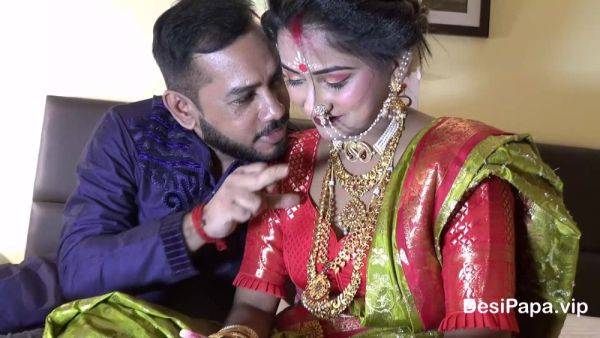Newly Married Indian Girl Sudipa Hardcore Honeymoon First night sex and creampie - Hindi Audio - txxx.com - India on v0d.com