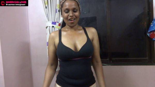 Watch this hot Indian girlfriend beg for her stepbro's hard cock while she pleasures herself solo - sexu.com - India on v0d.com