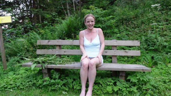 Femdom Spanks Me With Nettles Until I Cant Take It Anymore! Then I Jerked Off Totally Public! - hclips.com on v0d.com