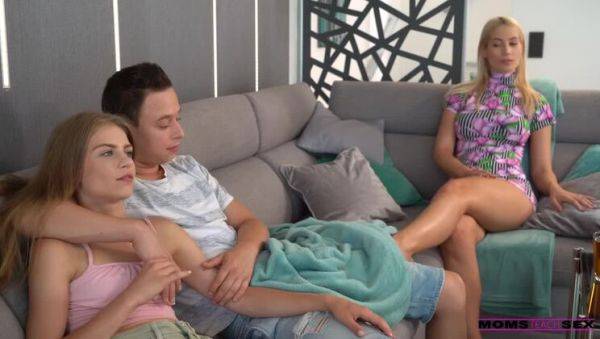 Sharing My Boyfriend with My Stepmother: A Blonde & MILF Threesome - Season 16, Episode 6 / 22.9.2021 - veryfreeporn.com on v0d.com