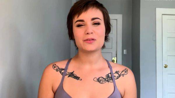 Tattoed Amateur Webcam Girl Hot Dildo Action Masturbation - drtuber.com on v0d.com