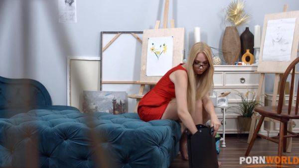 Sex Hungry Art Teacher Lissa Bon Ditches Class For DP Fucking From Students GP2478 - AnalVids - hotmovs.com - Russia on v0d.com