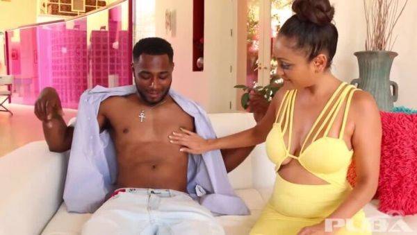 Priya Rai and Her Big Tits Ride a Massive Black Cock - porntry.com on v0d.com