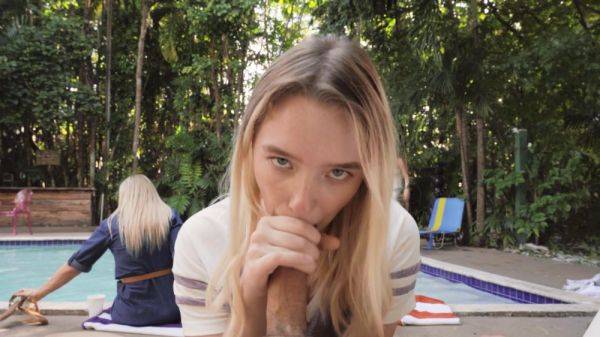 Cam sex in POV with a teen blonde spinning dick in every hole - xbabe.com on v0d.com