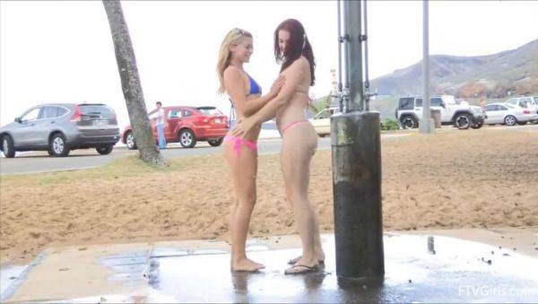 Melody and Lena's Anal and Lesbian Play in Where the Surfers Are 3 - veryfreeporn.com on v0d.com
