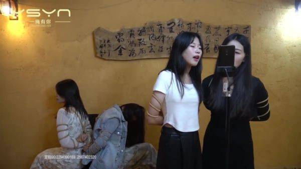 Four Girls Tied Up Singing - upornia.com - Japan on v0d.com