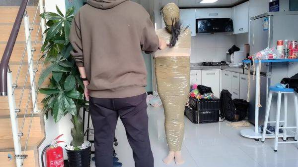 Nylon And Tape Mummy - hclips.com on v0d.com