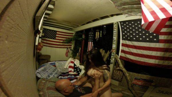 Exhibitionist Couple Returning From The Titty Bar - hclips.com on v0d.com