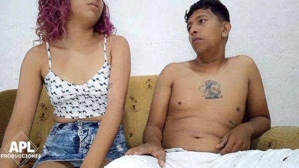 My Stepsister Didnt Want To Leave The House Because We Are Alone She Knew What Could Happen - upornia.com on v0d.com