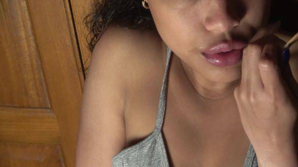 Smoking And Spreading Smoke On My Tits And Ass And Sucking On Ice Cream) - upornia.com on v0d.com